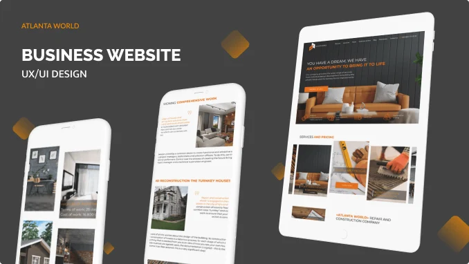 thumbnail for Website Design for a Сonstruction Сompany 